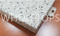 La texture en pierre de relief PVDF a enduit les feuilles en aluminium du renfort régulier de cintre