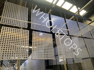 Panneau perforé en aluminium du système 3003 décoratifs de façade en métal pour des bâtiments avec du CE TUV