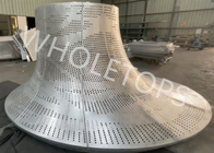 L'aluminium incurvé par perforation commune de soudure lambrisse l'épaisseur de 2.5mm