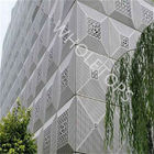 Longueur de panneaux en aluminium extérieure multicolore de façade 600mm-4500mm