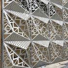revêtement de façade en métal de décoration d'hôtel de panneaux de la façade 3d de 3.5mm 3.0mm