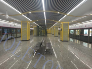 panneau en aluminium enduit en céramique d'épaisseur de 6mm pour la station de métro